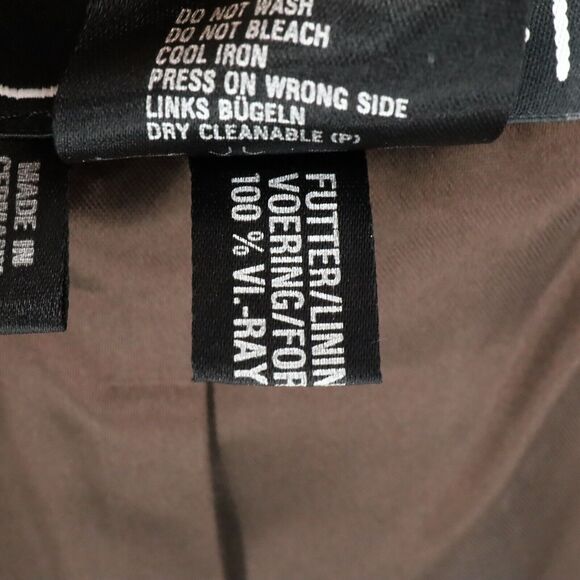 Laurel Escada Jacket Womens 6 Green Velour Lined Applique Shoulder Pads Vintage - Picture 11 of 16